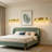 4-light Dimmable Vanity Light With Green Vintage Floral Tulip Glass Shade-1621264807-1613618705