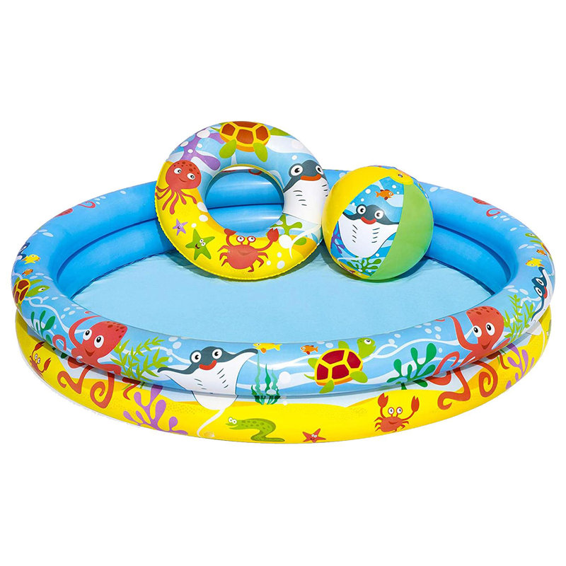 Plastic Round Kiddie Pool 20cm H x 122cm W x 122cm L