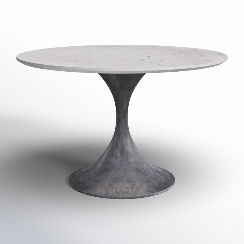 Timberly 48'' Stone Outdoor Dining Table