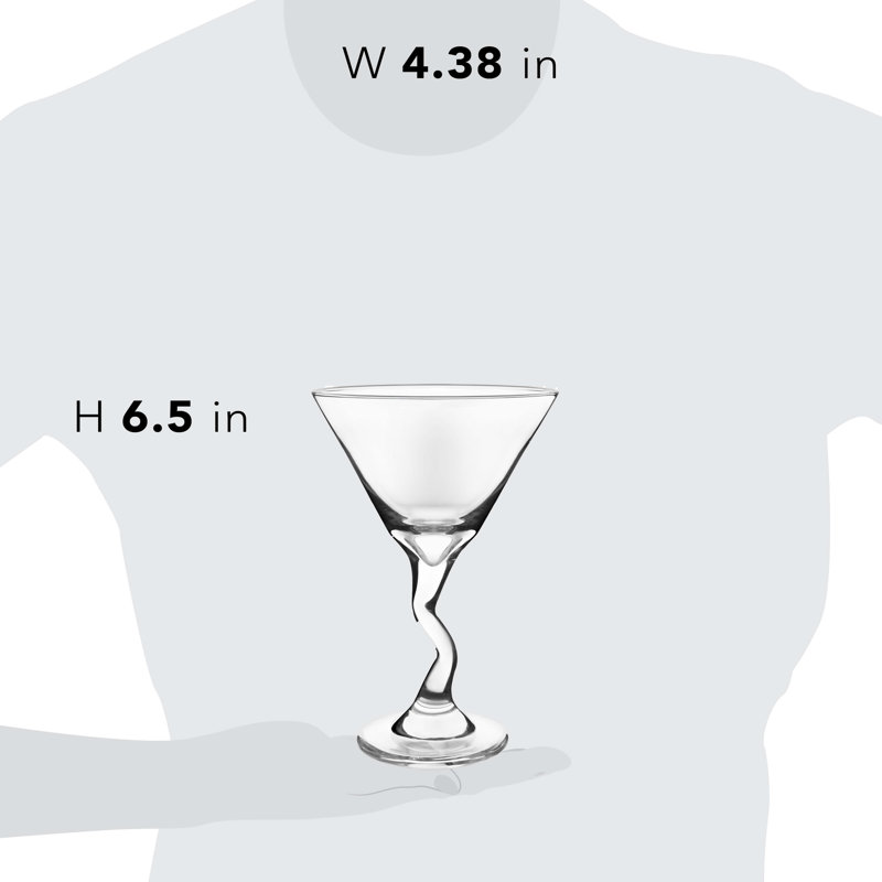 Libbey Z-Stem 9 oz Clear Glass Martini Set
