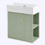 Meuble-lavabo flottant moderne avec lavabo en céramique