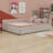 Upholstered Platform Bed With USB And 2 Drawers-587732682