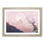 The Pink Cherry Blossom Tree in Abstract - Picture Frame Painting Print-55763323-55763328