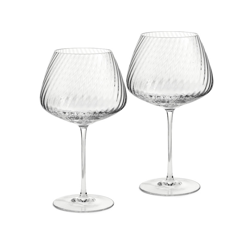 VW SWIRL 0.69ml Crystal Red Wine Glass Set