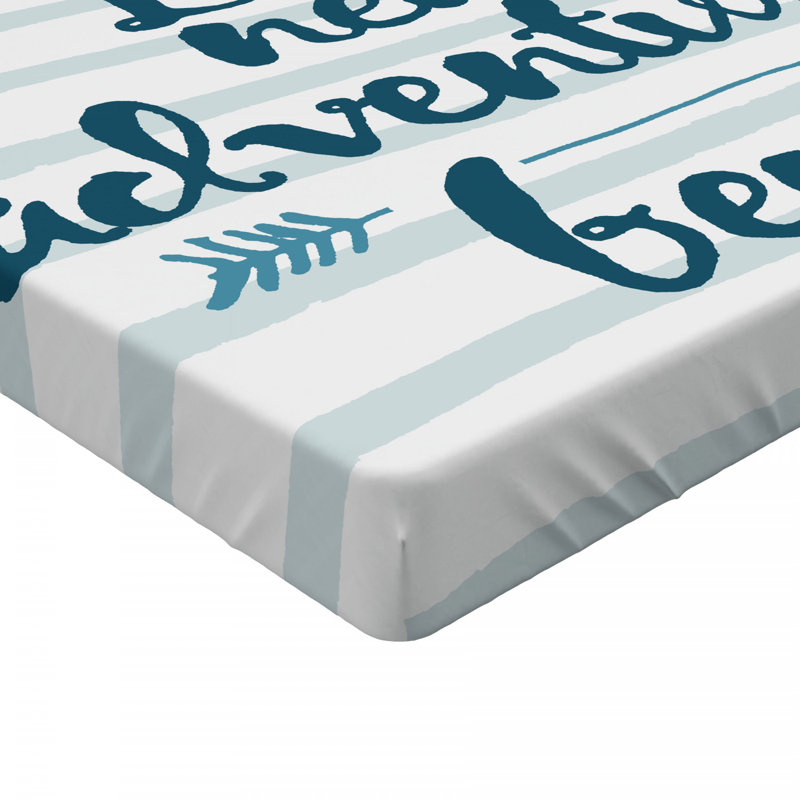 Microfiber Striped Fitted Sheet, Full Fitted Sheet