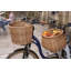 Wicker Heritage Pot Bellied Bicycle Basket