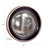 Sparacino Solid Wood Round Mirror