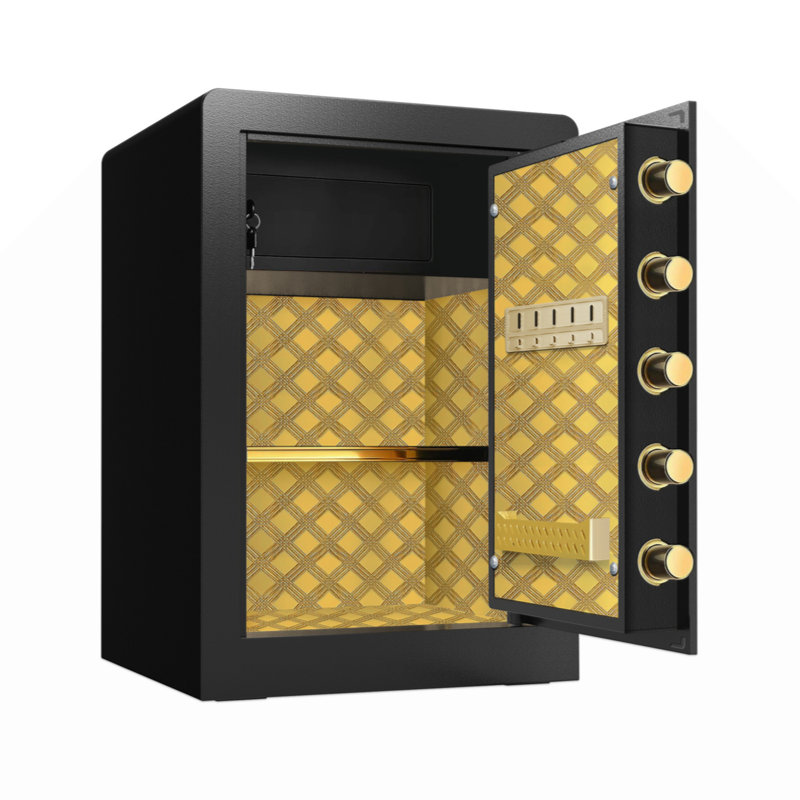 Large Electronic Digital Security Safe With Hidden Code Function Cubic Feet Safe Box With Private Inner Cabinet