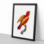 Red-and-Gold Lory by F. Levaillant - Picture Frame Painting Print-55598454-55598459