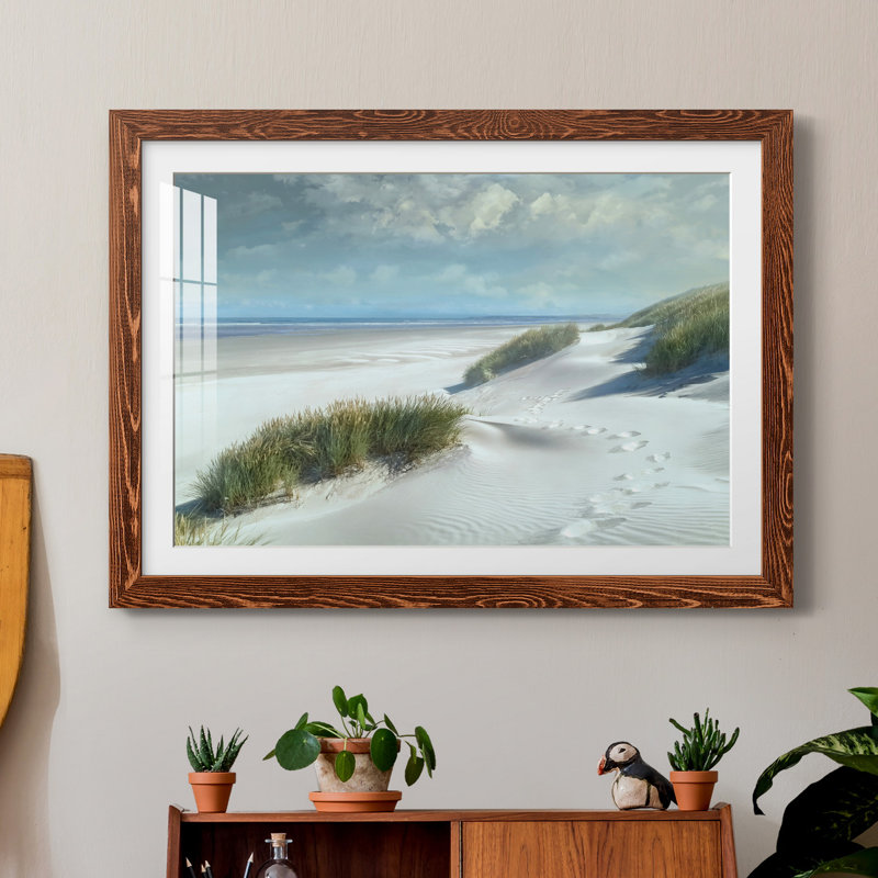 «White Sands» par J Paul - impression encadrée sur papier, Cadre en érable, H 37,5 po x l 27,5 po x P 1,5 po