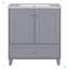 Ensemble de meuble-lavabo 30 "avec lavabo en céramique