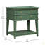 Table de chevet 2 tiroirs Carmona-1930875721