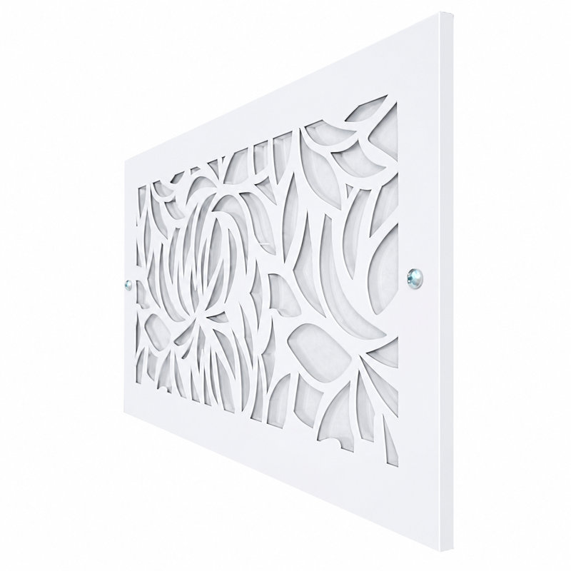 Registres muraux et de plafond Stellar Air White - 6 x 30 (ouverture de conduit) 8 x 32 - feuilles, Standard Screws