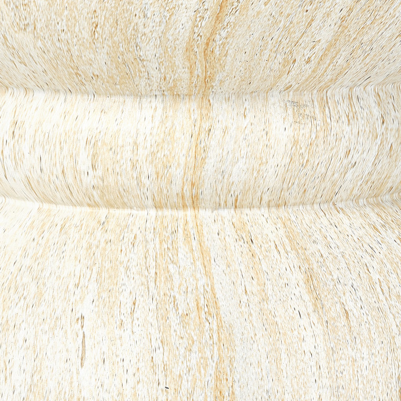 Table d'appoint ronde en béton pour l'extérieur, Beige/Yellow