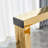 7-9-Piece Modern Engineered Wood Dining Set with Pedestal Metal Base and  Faux Leather Chairs-1160128543-1160128540