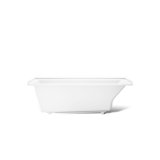 Underscore® 60" x 30" Drop-In or Undermount Acrylic Soaking Bathtub with Sloped Backrest