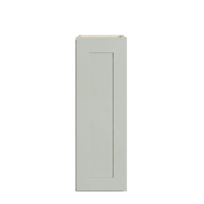 Armoire murale moderne de style Shaker, structure en bouleau massif, caisson en contreplaqué plaqué bouleau, fini mat doux à base d'eau, étagère réglable, plusieurs largeurs (9" à 39")