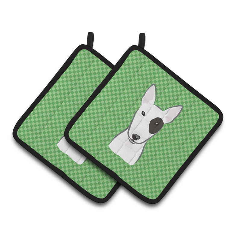 Caroline's Treasures Checkered Polyester Potholder