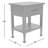 Billie Whiskey Oak One Drawer Nightstand-113958392