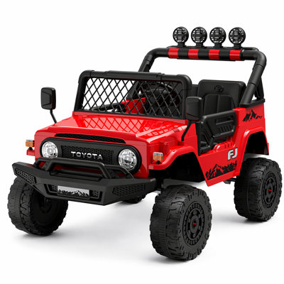 24V Kids Ride-On Car,400W Officially Licensed Toyota FJ Cruiser with Remote Control