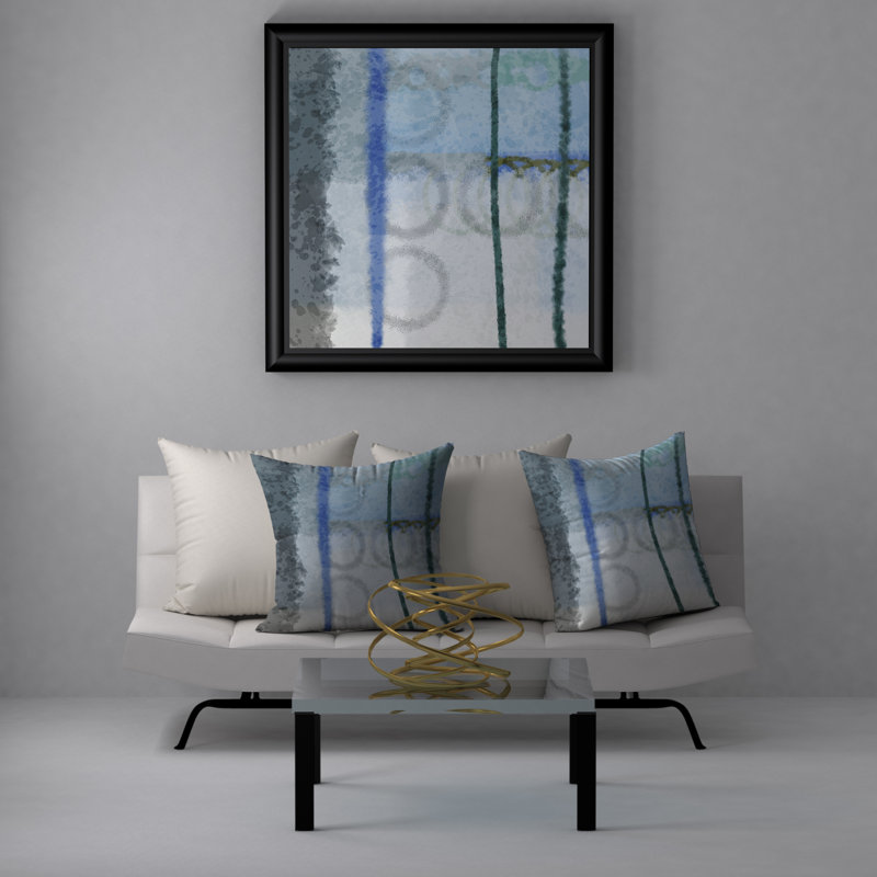  Housse et insert de coussin carré Silent Paradise, 20 po x 20 po