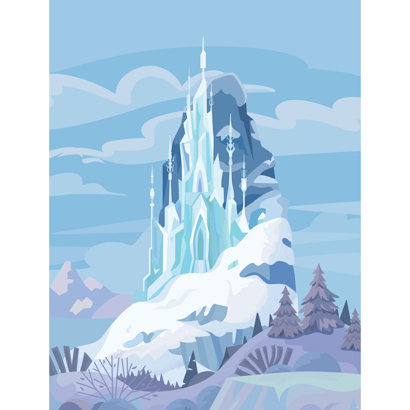 Adhésif mural Disney Frozen Castle