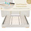 Structure de lit tapissier en chenille avec tête de lit large incurvée, pieds dorés électrolytiques, lattes en bois et structure de support en métal-1851497469-1851497465