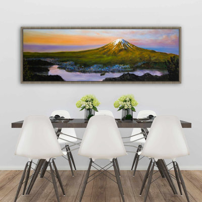 Landscape Mount Fuji - Framed Canvas Office Decor | Home Art