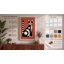 Geometric Cat Mid-Century - Wrapped Canvas-65793967-65793973