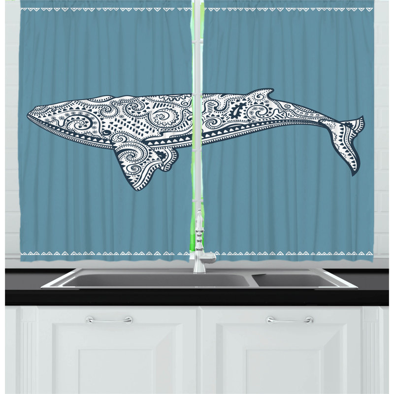 Pointed Kitchen Curtain