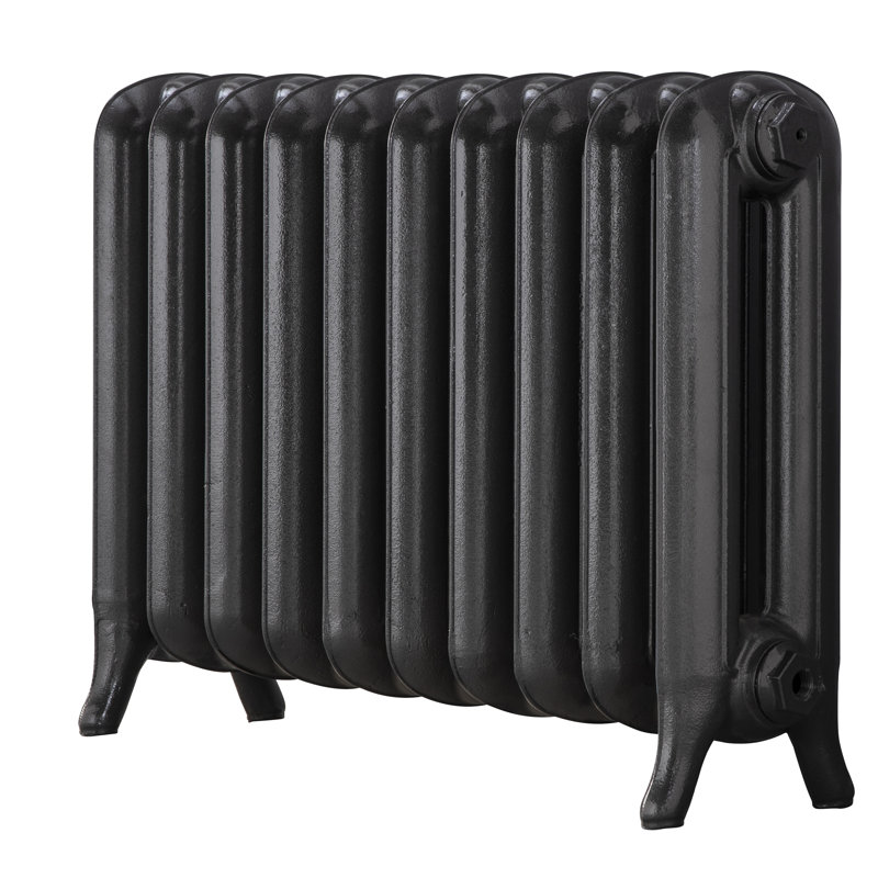 Aaru Horizontal Radiator, Pewter, 549mm H x 794mm W x 210mm D