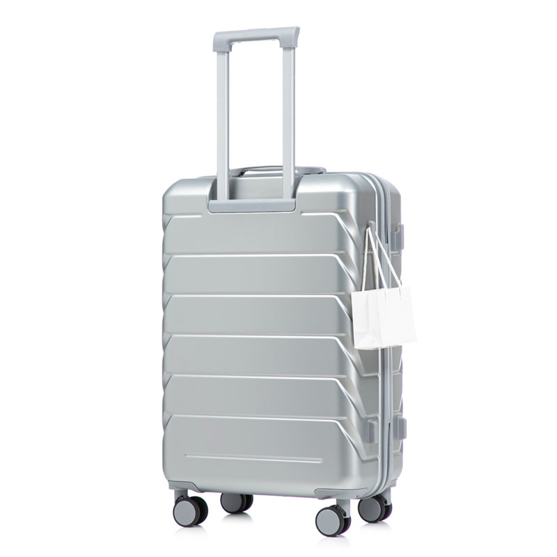 20 po / 24 po / 28 po 3 pièces / ensemble en valise à roulettes ABS, couleur assortie, avec serrure à combinaison