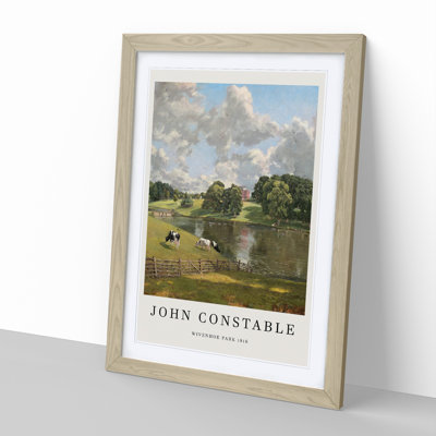 Wivenhoe Park in Essex Print by John Constable - Picture Frame Painting