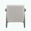 Fauteuil d'appoint décontracté transitionnel avec structure gris brique-612216959