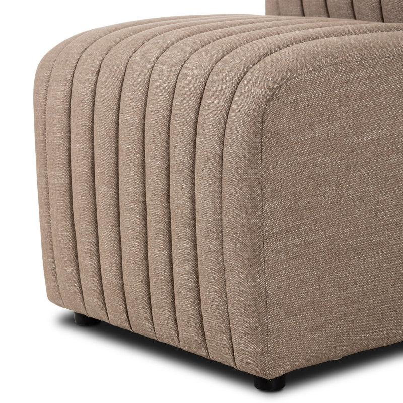 Grayson Upholstered Dining Chair, Crypton Nomad Taupe Polyester Blend