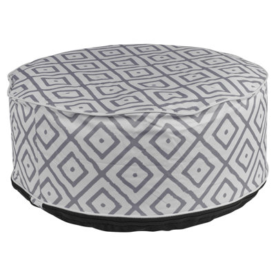 Upholstered Outdoor Ottoman with Sunbrella® Cushion
