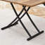 Ensemble de table et de chaises. Plateforme de levage multifonctionnelle minimaliste moderne, bureau en panneau de fibres à densité moyenne, pieds en métal. Jumelé à 4 chaises.-846723305-846723307