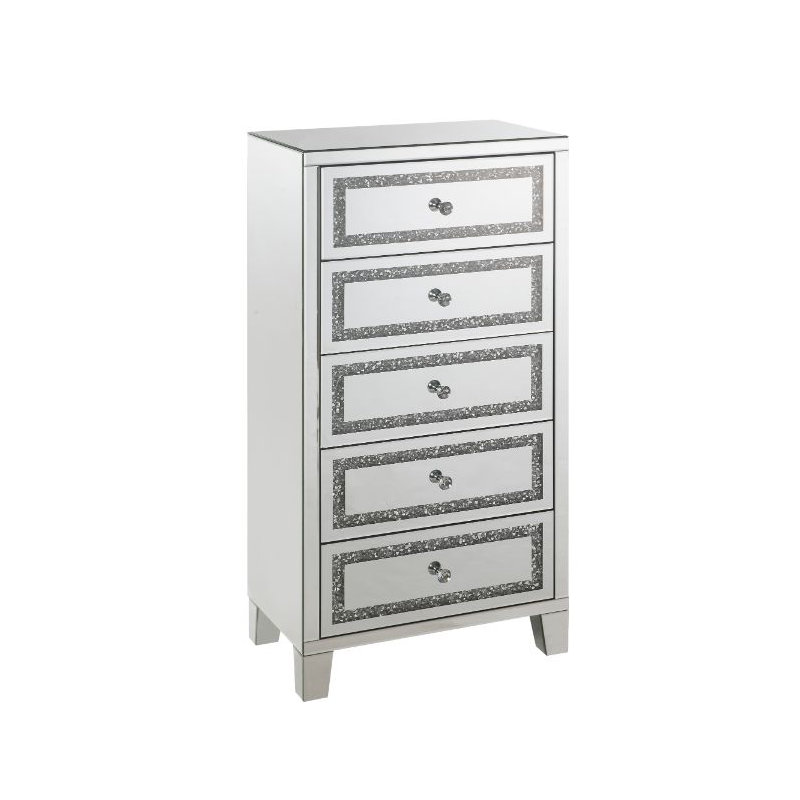 Commode décorative 5 tiroirs Alfanso