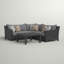 Ensemble de conversation modulaire avec coussins Sunbrella Fionnula-19504938