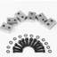 6 PCS 25mm(1 inch) Electric Rebar Cutter Blade Replacement Jaw Blades