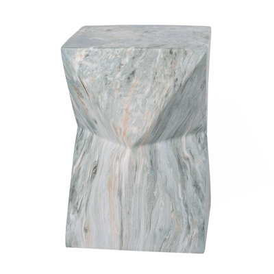 18.5"H Modern Geometric MGO Side Table