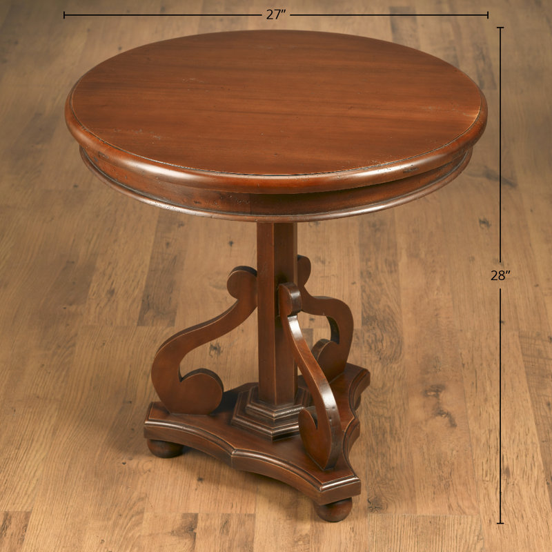 Solid Wood End Table, Walnut