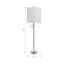Lampe en marbre 37 po Bari