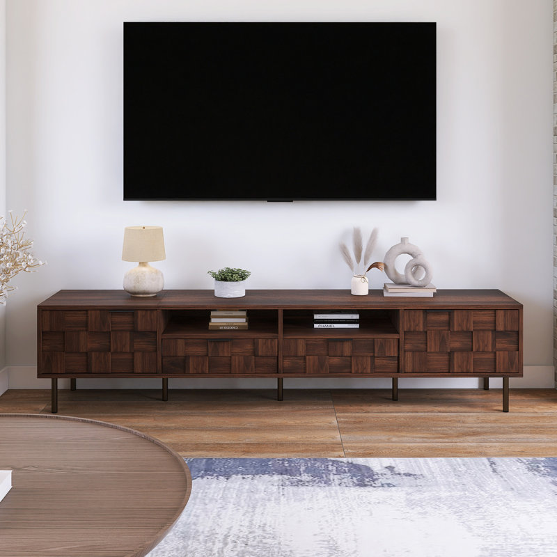 Modern TV Stand for 85'' TV with 2 Drawers | Wayfair