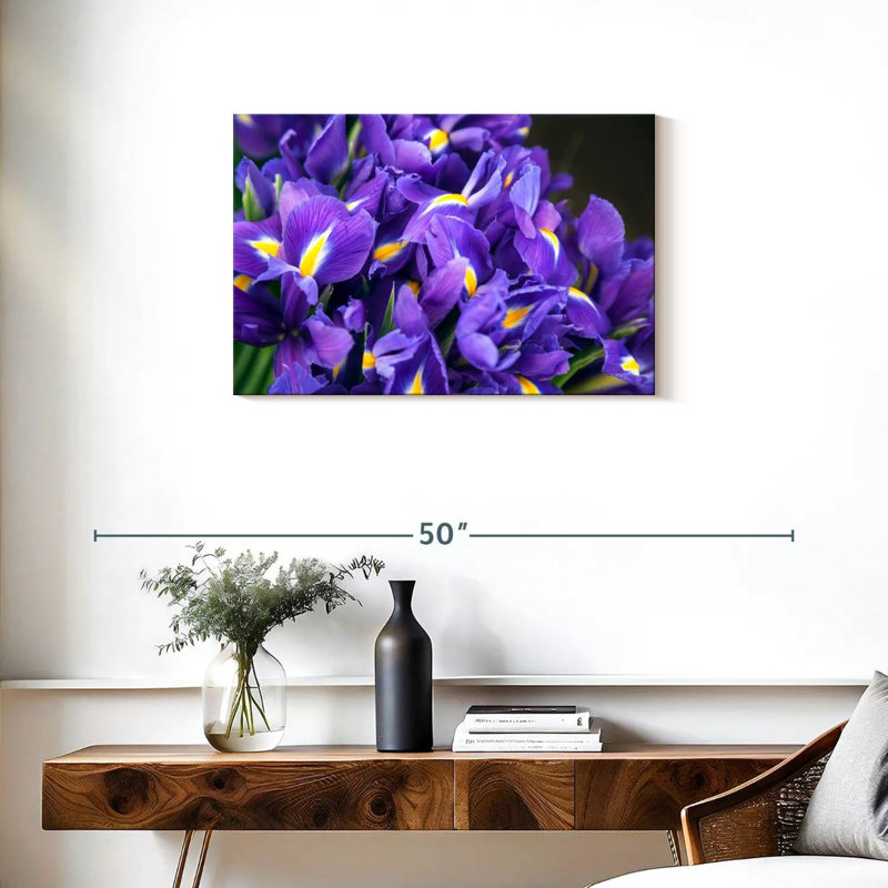 Iris Harnek Violet, H 20 po x l 30 po
