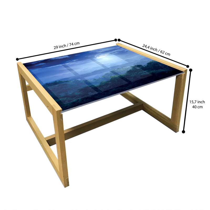Table basse East Fantasy Home, H 15,75 po x L 29,13 po x l 24,4 po