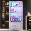 Vitrine 67 po à 4 niveaux avec 2 tiroirs et éclairage RVB 67 po-1886847951