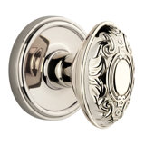 Grandeur Georgetown Rosette Passage with Grande Victorian Door Knob