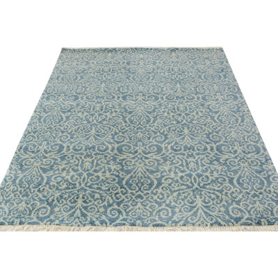 Fargo Wool Damask Indoor Rug