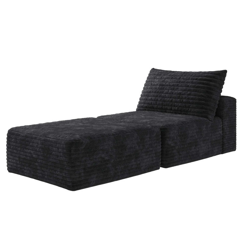 Canapé-lit convertible polyvalent avec coussin moelleux et support dorsal pour le confort de la maison